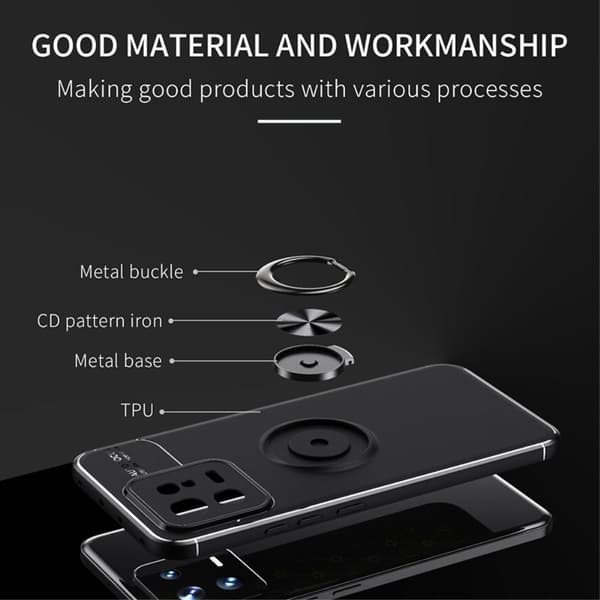 Fingerring Kickstand TPU - etui til Xiaomi 13 5G Black