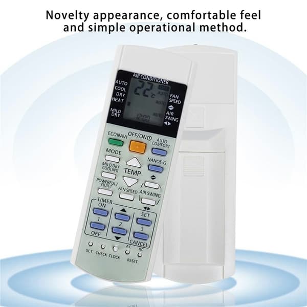 Erstatning fjernkontroll for A75C3706 Panasonic Air Conditioner White