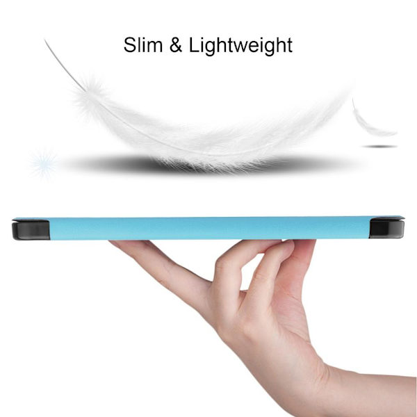 Apple iPad Air (2020) (2022) Kolminkertainen jalusta tablettikotelo - vaaleansininen Blue