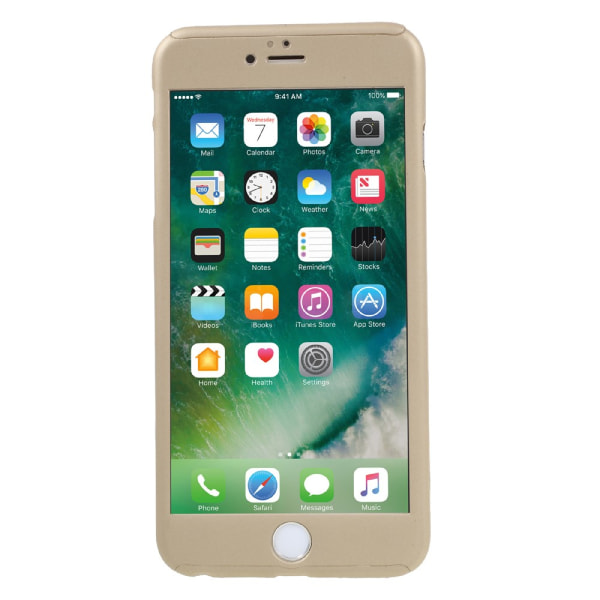 360-kuori iPhone 6 Plus -puhelimelle - Suojaus koko iPhonellesi Gold