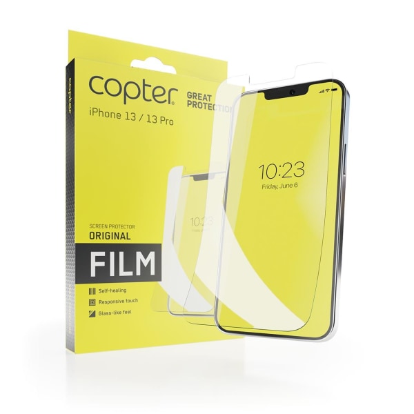 Copter Skærmbeskytter til iPhone 13/13 Pro Transparent