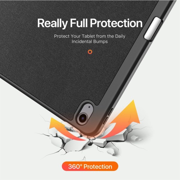 DUX DUCIS Domo iPad Air 13 (2024) Trefoldet stativ - Sort Black