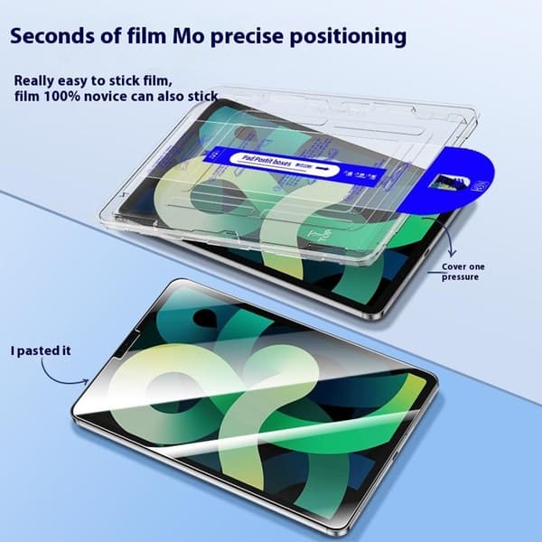För iPad Pro 11 (2024) Skärmskydd Härdat Glas med applikator Transparent