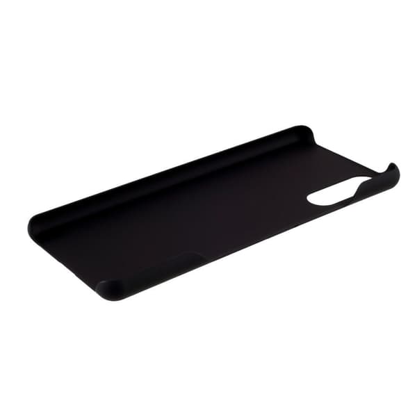 Rubberized Hard Plastic Suojakuori - Sony Xperia 10 III - Musta Black