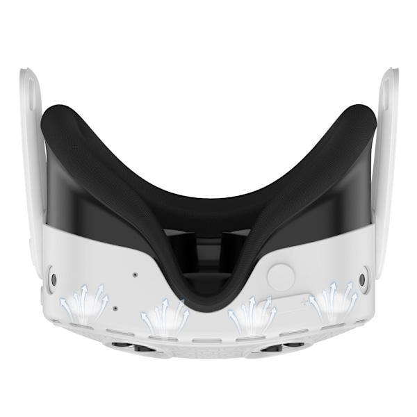 För Meta Quest 3S Skyddsfodral VR Headset Silikonskydd - Vit Vit