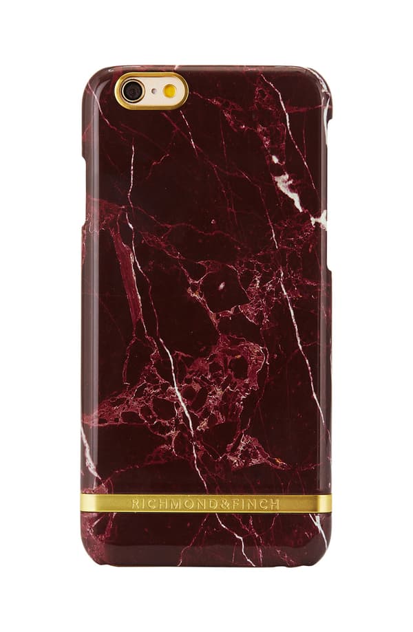 Richmond & Finch Taske til iPhone 6 Plus/6s Plus - Rød Marmor Red