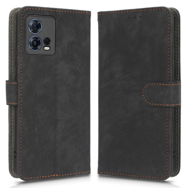 Til Motorola Edge 30 Fusion 5G Wallet Case Kortholder Case Black