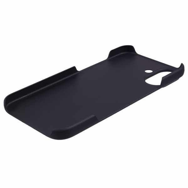 Etui Cover til iPhone 16 Plus Stødsikkert hårdt gummibelagt telefoncover Black