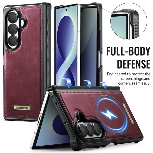 CASEME Magnetisk telefondeksel til Samsung Galaxy Z Fold8 Ultra Red