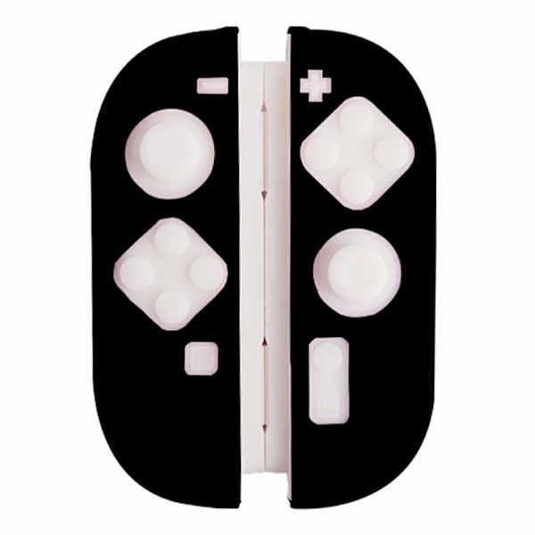 1 par silikone-etui kompatibel med Nintendo Switch 2 controller - Sort Black