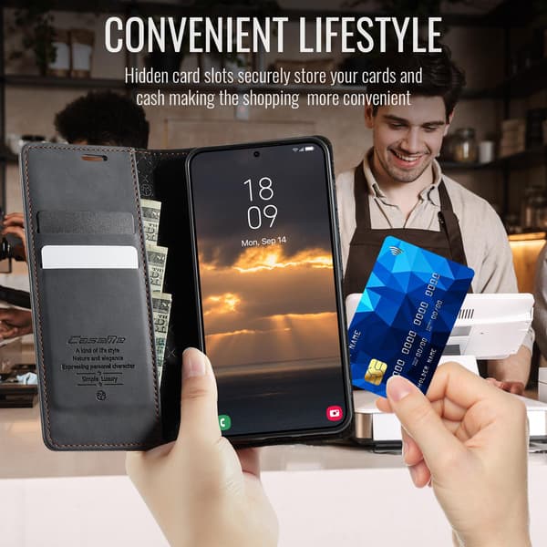 CASEME Lommebokdeksel til Google Pixel 11 Pro XL Black