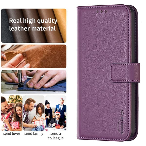 Til Samsung Galaxy A57 5G BINFEN COLOR pungcover Purple