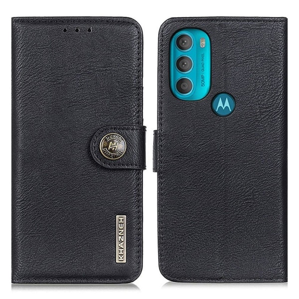 KHAZNEH Motorola Moto G71 5G Plånboksfodral - Svart Svart