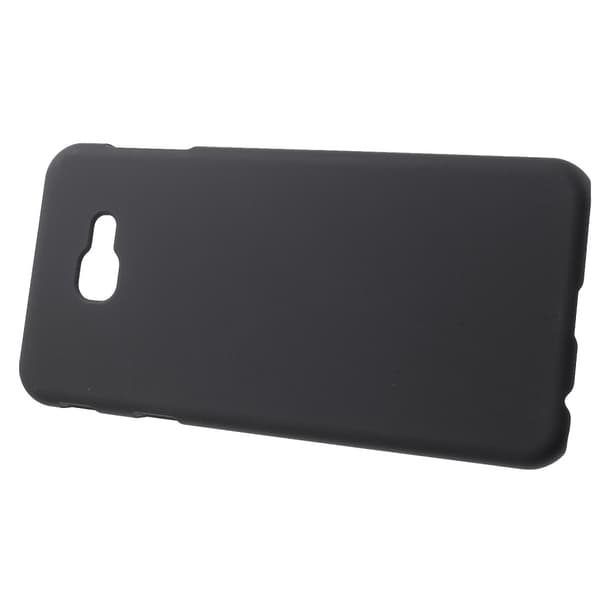 Rubberized Hard Plastic Kansi - Samsung Galaxy J4 Plus - Musta Black