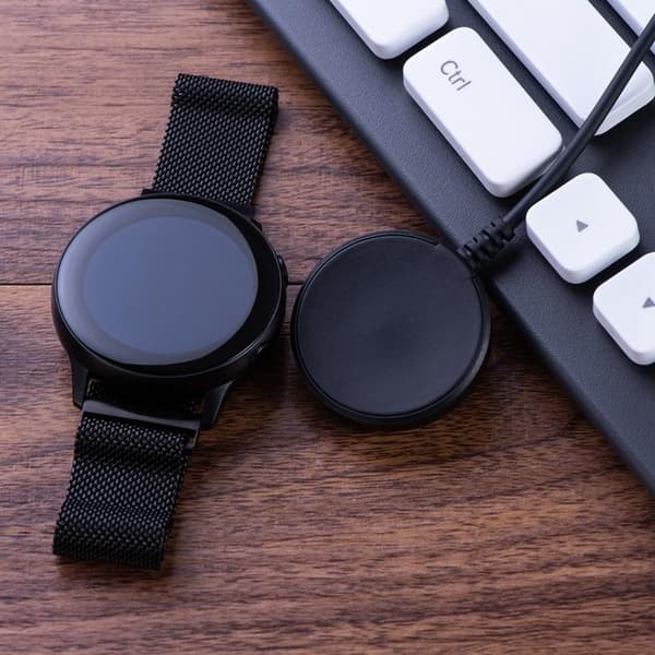 Samsung Galaxy Watch5 44mm 40mm Pro 45mm USB Laddningskabel docka Svart