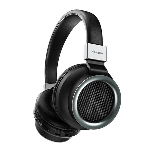 AZEADA Trådløse Hovedtelefoner Over-Ear Bluetooth Kompatibel 5.0 HiFi Headset - Sort Black