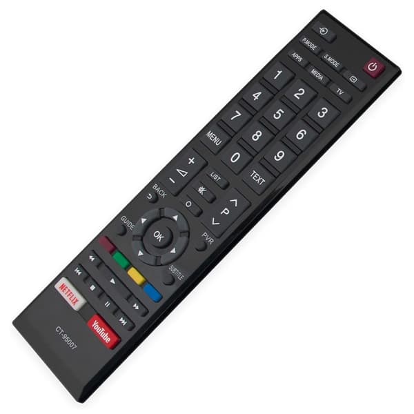 Fjärrkontroll Ersättning för CT-95007 För Toshiba TV Svart