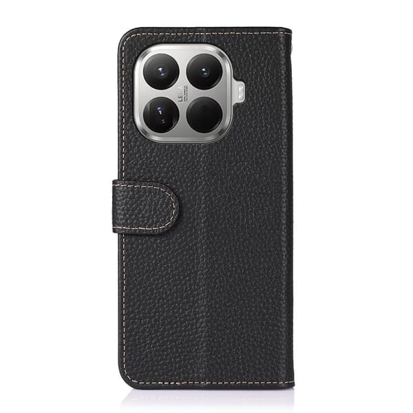 KHAZNEH Til Xiaomi 17T Pro Pungcover i Ægte Læder Black