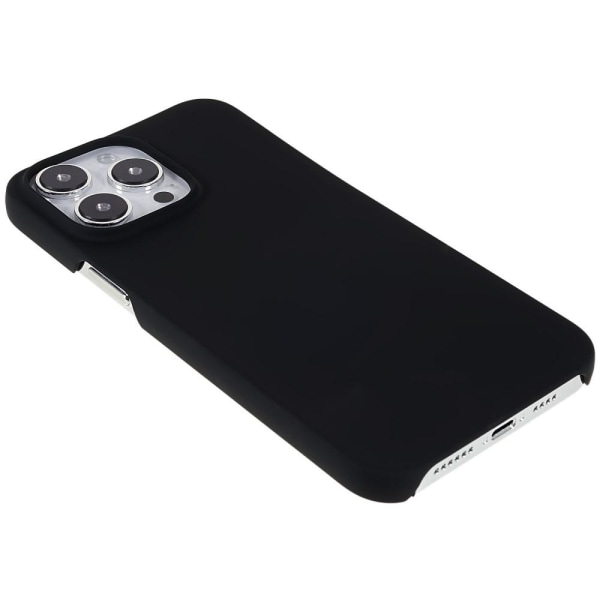 Til iPhone 15 Pro Max gummibelagt etui Beskyttende telefoncover Black