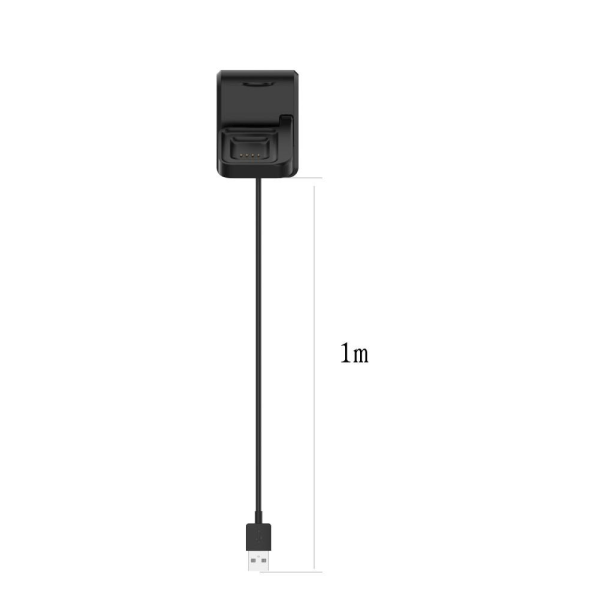 1M USB -latauskaapelin telineteline Xiaomi Mi Watch Black