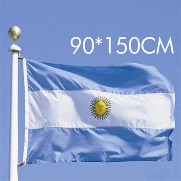 Argentina Flagg 90x150 cm banner utendørs innendørs festdekorasjon Blue