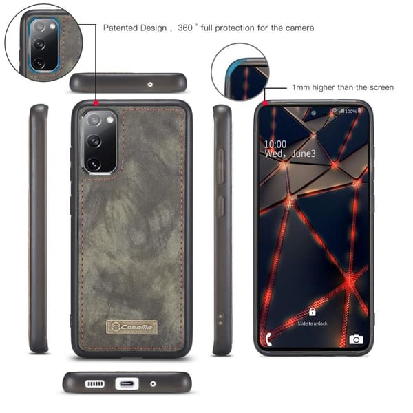 Samsung Galaxy S20 FE CASEME Irrotettava 2 - in - 1 - kotelo Grey