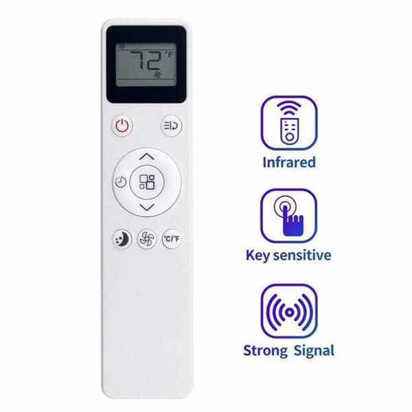 Fjernkontroll UYKQ-100B for BLACK+DECKER erstatnings klimaanlegg White
