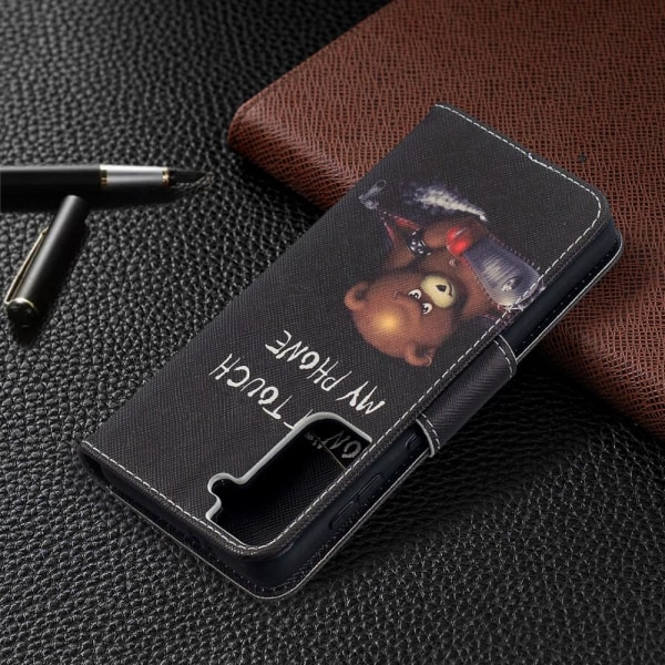 Samsung Galaxy S21 Lompakkotelineelle - Karhu Black