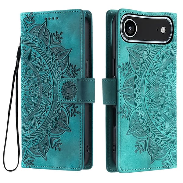 For iPhone Air Stativdeksel Totem Lommebokdeksel Green