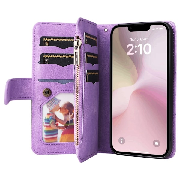 KS Plånboksfodral till iPhone 17e / 16e - Lila Lila