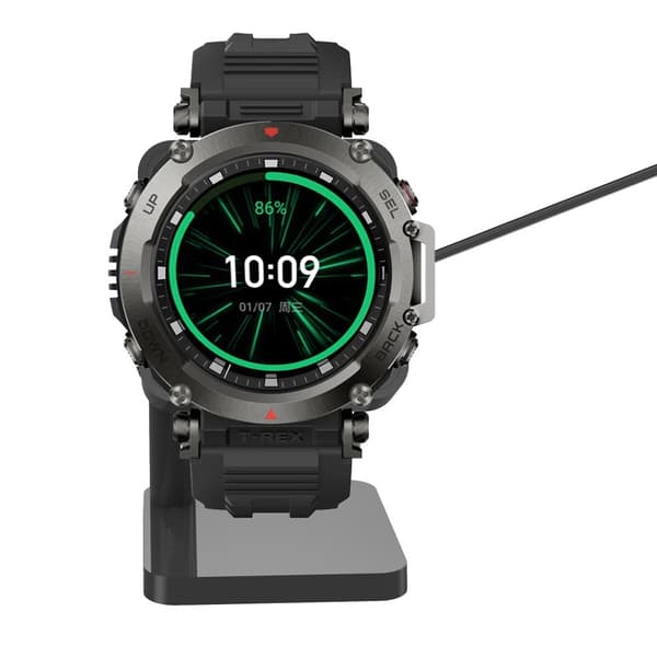 Opladerstativ til Huami Amazfit T - rex Ultra opladningsdock Black