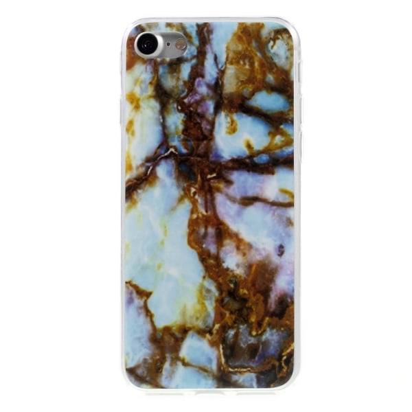 iPhone 7 TPU Skal Marmor - Brun Brun