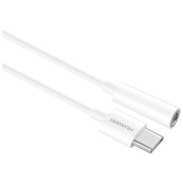 HUAWEI CM20 USB-C till 3.5mm Audio Adapter Vit