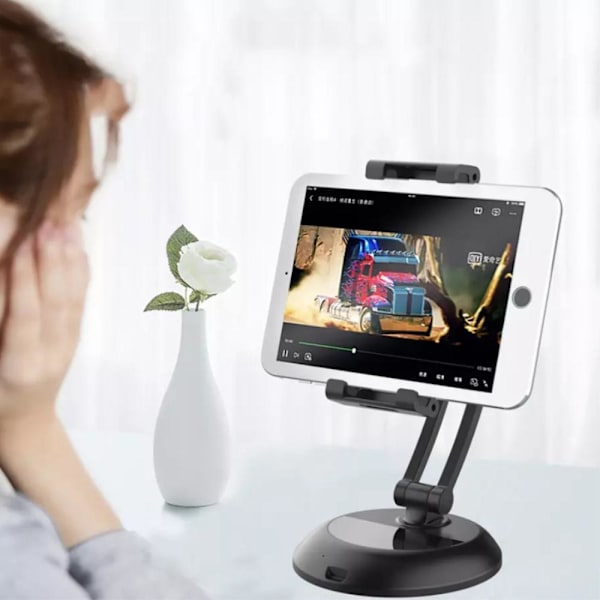 Hållare för surfplatta, passar te.x iPad och Samsung 13 - 33 cm Svart