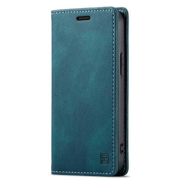 AUTSPACE A01 Lommebok-deksel iPhone 13 Mini - Blå Blue