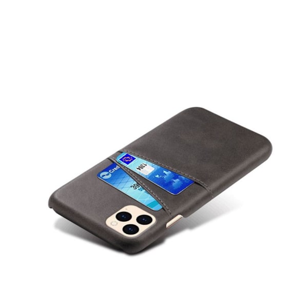 KSQ iPhone 12 / 12 Pro Skal med kortplats - Svart Svart