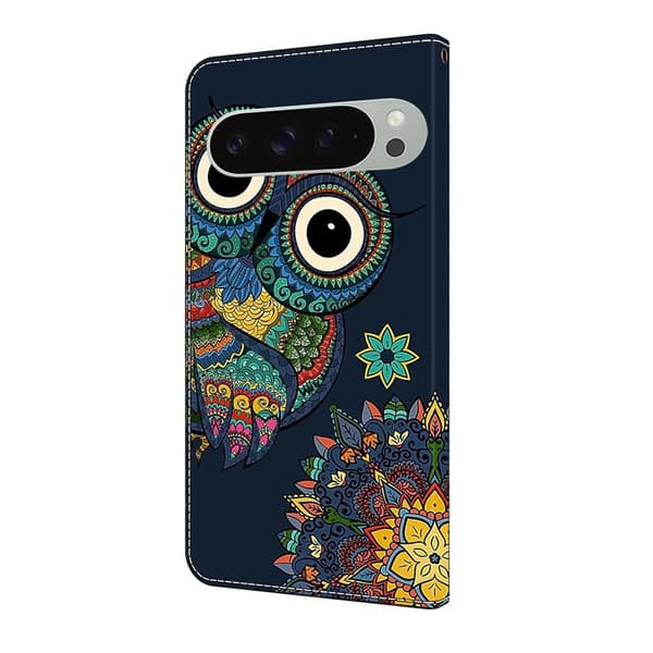 För Google Pixel 10 Pro XL Plånboksfodral Mönstertryckt PU-läder Flip Stativ Mobilfodral multifärg