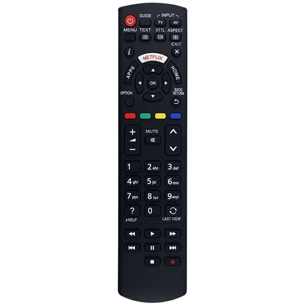 Fjärrkontroll Ersättning för N2QAYB001009 För Panasonic TV Svart
