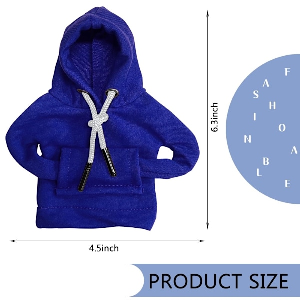 Bil Hoodie Skydd Design Dekoration Växelspak - Blå Blå