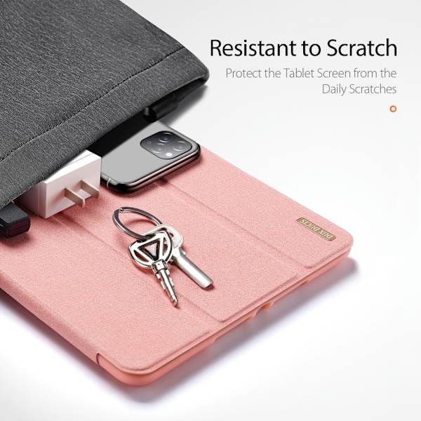 DUX DUX DUCIS Home Apple iPad 10.2 2021/2020/2019 Trefoldet Stativ Rose Guld Pink
