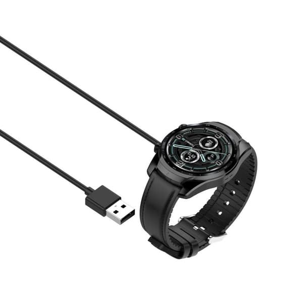 TicWatch Pro 3/TicWatch Pro 3 Lite Opladningskabel 1.0M USB Black