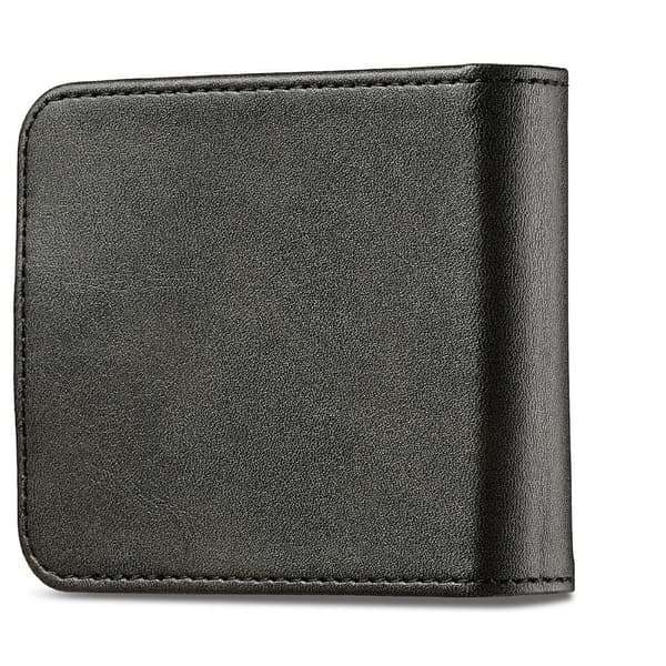 LC.IMEEKE Telefondeksel med kalveskinntekstur til Samsung Galaxy Z Flip8 Black