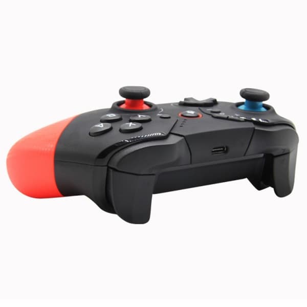 Kompatibel med Nintendo Switch trådlös spelkontroll Vibrationsdesign - Blå+Röd Röd