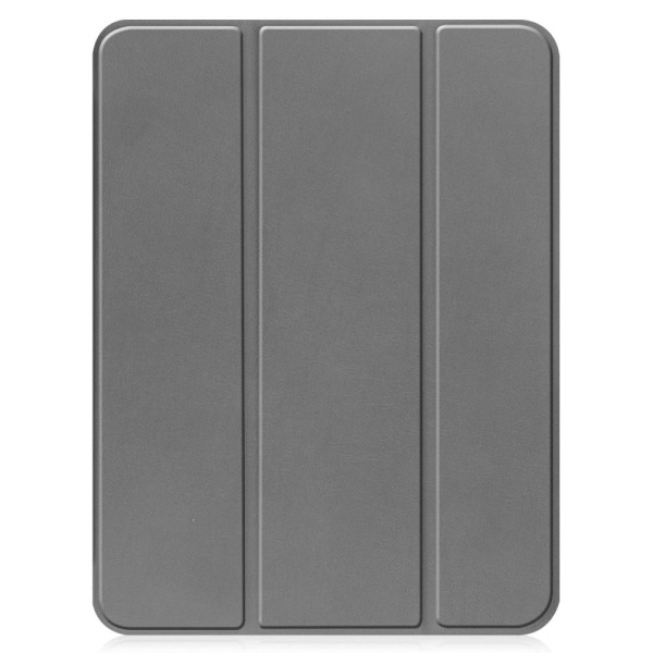 Tri-fold Stativveske for iPad 10.9 (2022) Tablettdeksel Penneholder - Grå Grey