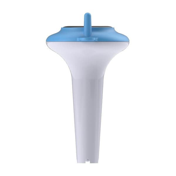 Termometer Vattentemperatur Uppladdningsbar flytande digital solcellstermometer Blå