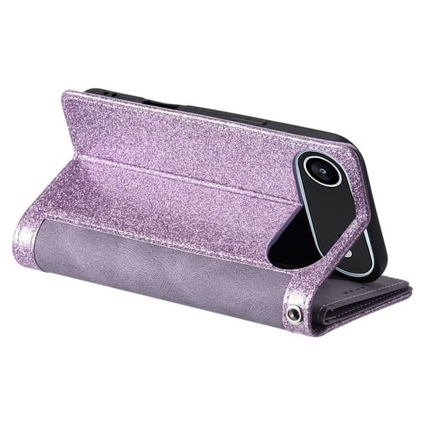 iPhone Air Kuori Vetoketjutaskulla ja 9 Korttipaikalla Purple