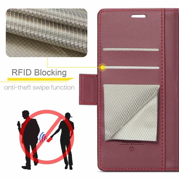 CASEME För Google Pixel 10 Pro / 10 / 9 Pro / 9 Fodral Stativ Telefonfodral Röd