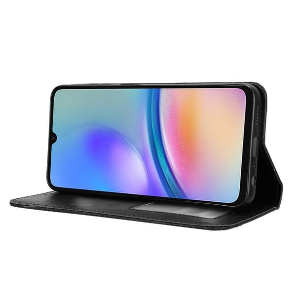 Wallet Stand Flip - telefonetui til Samsung Galaxy A05s - Sort Black