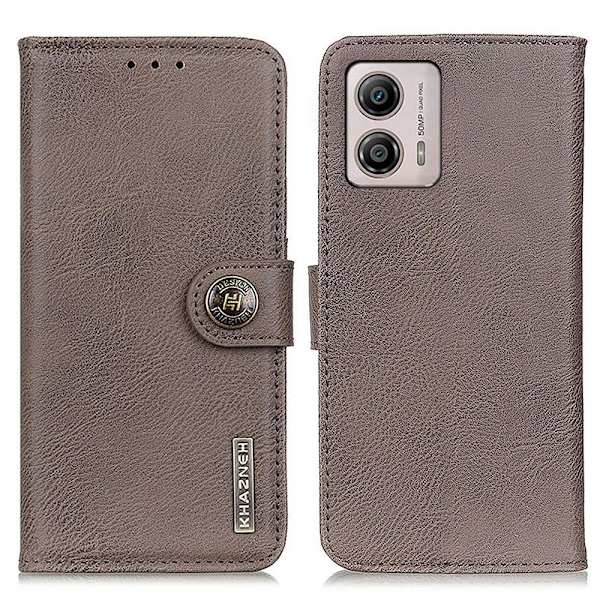 KHAZNEH Lompakkoteline Motorola Moto G53 5G Beige