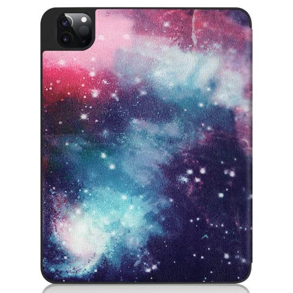 iPad Pro 11 2021 kolminkertainen jalustan tablettikotelon kansi - Avaruus Multicolor